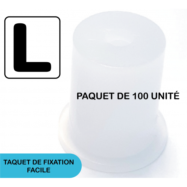 Taquet fixation Femelle pour lettre découpé
