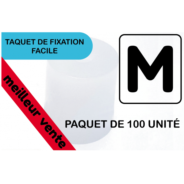 Sceau 1000 Taquet fixation Femelle pour lettre découpé