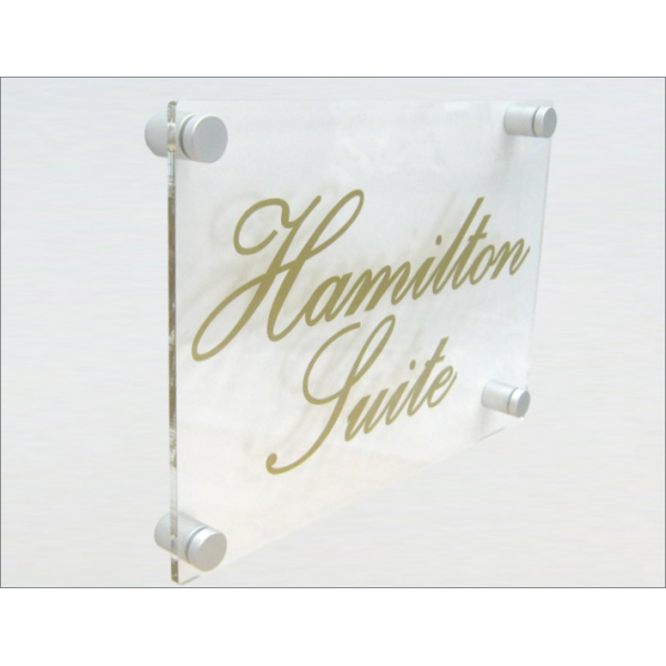 Plaque signalétique rectangle