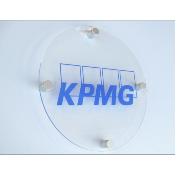 Plaque signalétique ronde