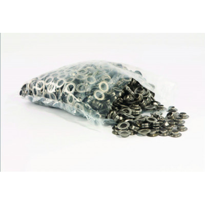 Paquet de 1000 œillets en acier inoxydable - 10 mm d'ouverture