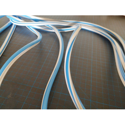Tube en silicone GEN2 bleu 6/8mm