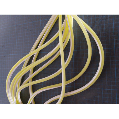 Tube en silicone GEN2 jaune citron 6/8mm