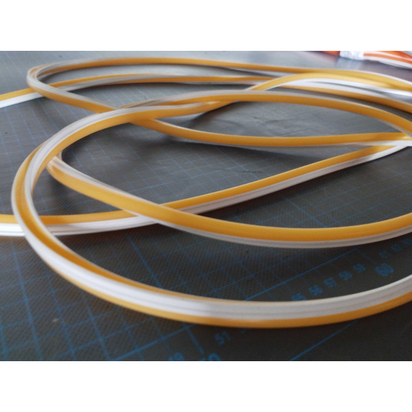 Tube en silicone GEN2 jaune 12mm