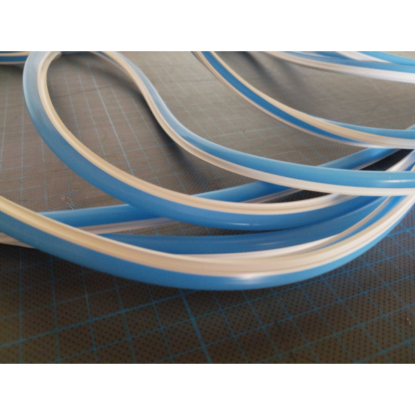 Tube en silicone GEN2 bleu 12mm