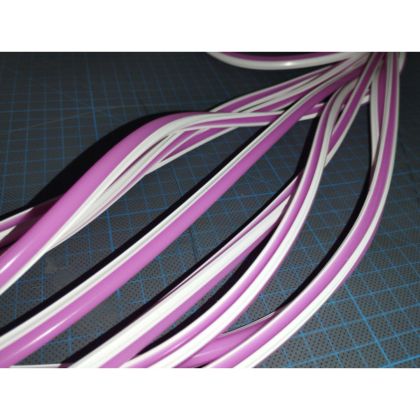 Tube en silicone GEN2 rose vif 12mm
