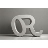 Lettre Pvc blanche hauteur 40CM