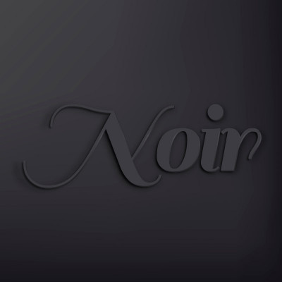 Lettre Pvc noir hauteur 40CM
