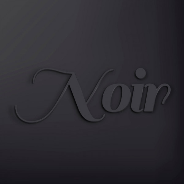 Lettre Pvc noir hauteur 40CM