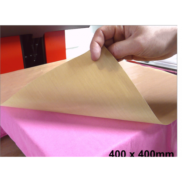 Feuille de protection téflon pour transfert textile