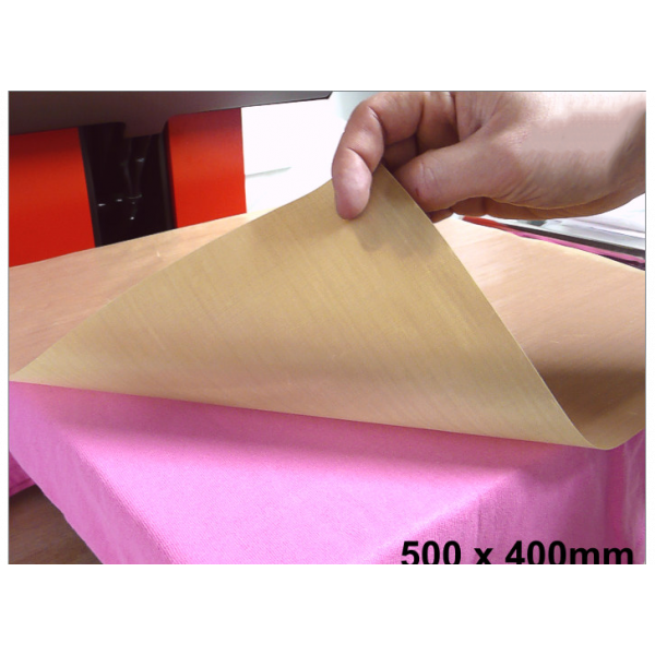 Feuille de protection téflon pour transfert textile
